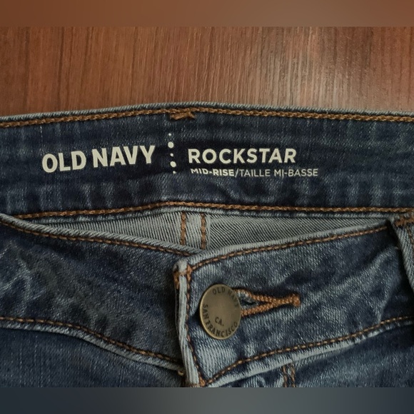 OLD NAVY Women’s Ripped Jeans Blue Size 10 - Picture 2 of 5